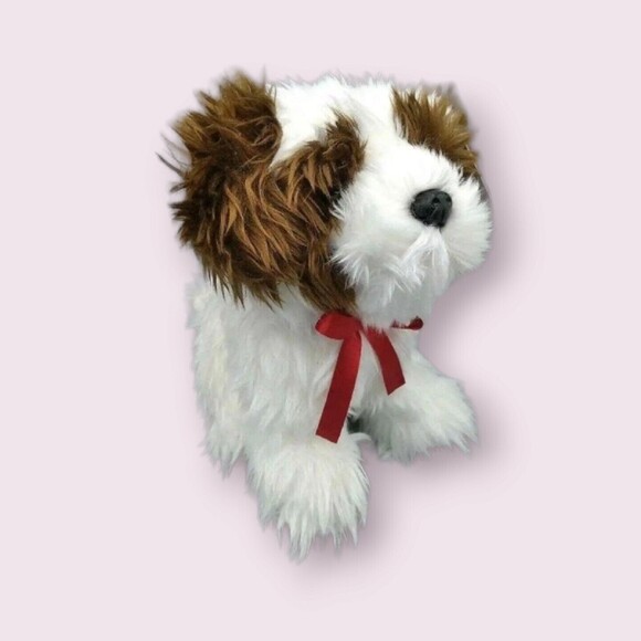 Aurora World Miyoni Puppy Dog Valentine Day Plush Soft Toy Saint Bernard - Picture 2 of 12